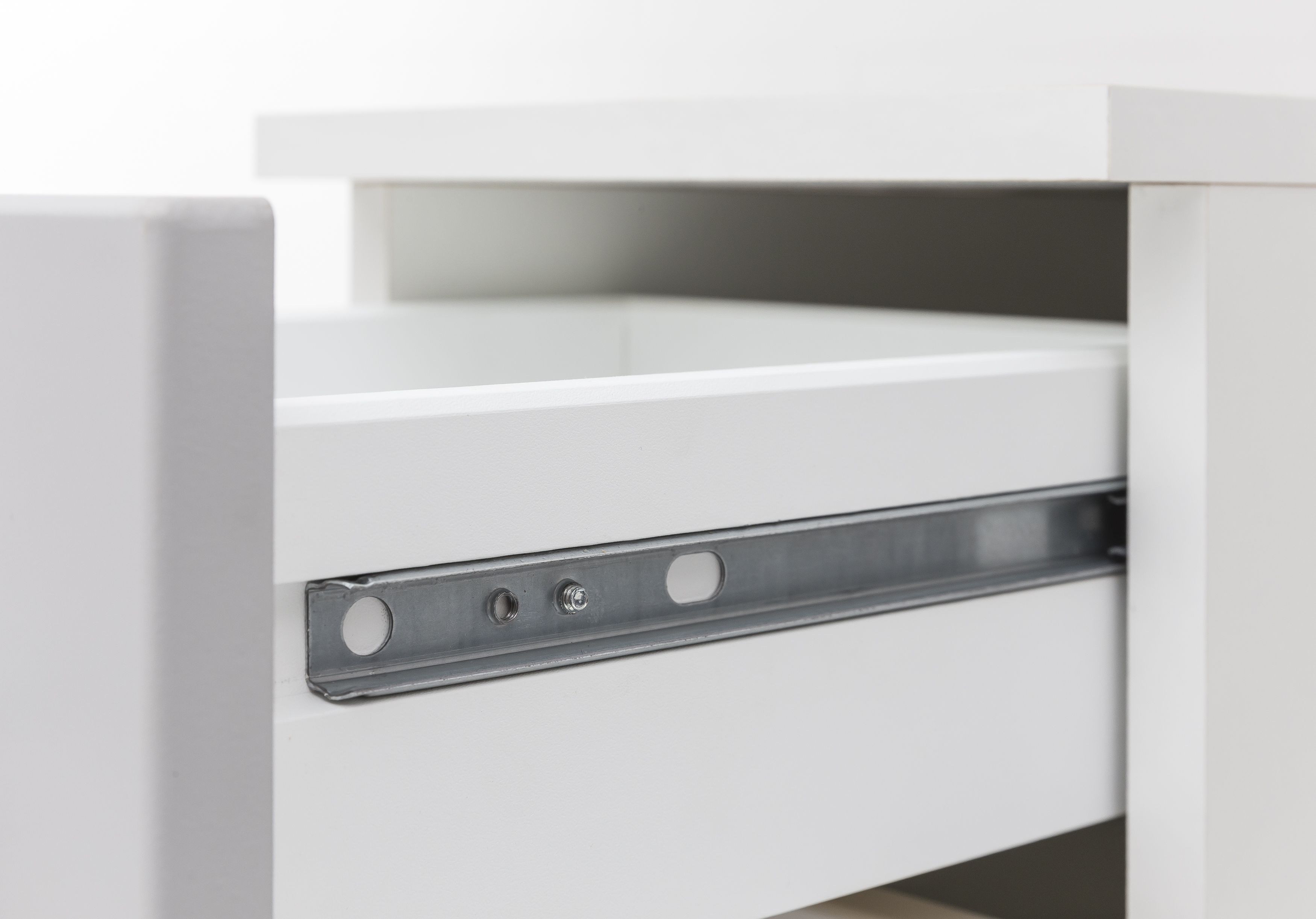 Meuble vasque Pollet 60cm 2 tiroirs - blanc - Image 4