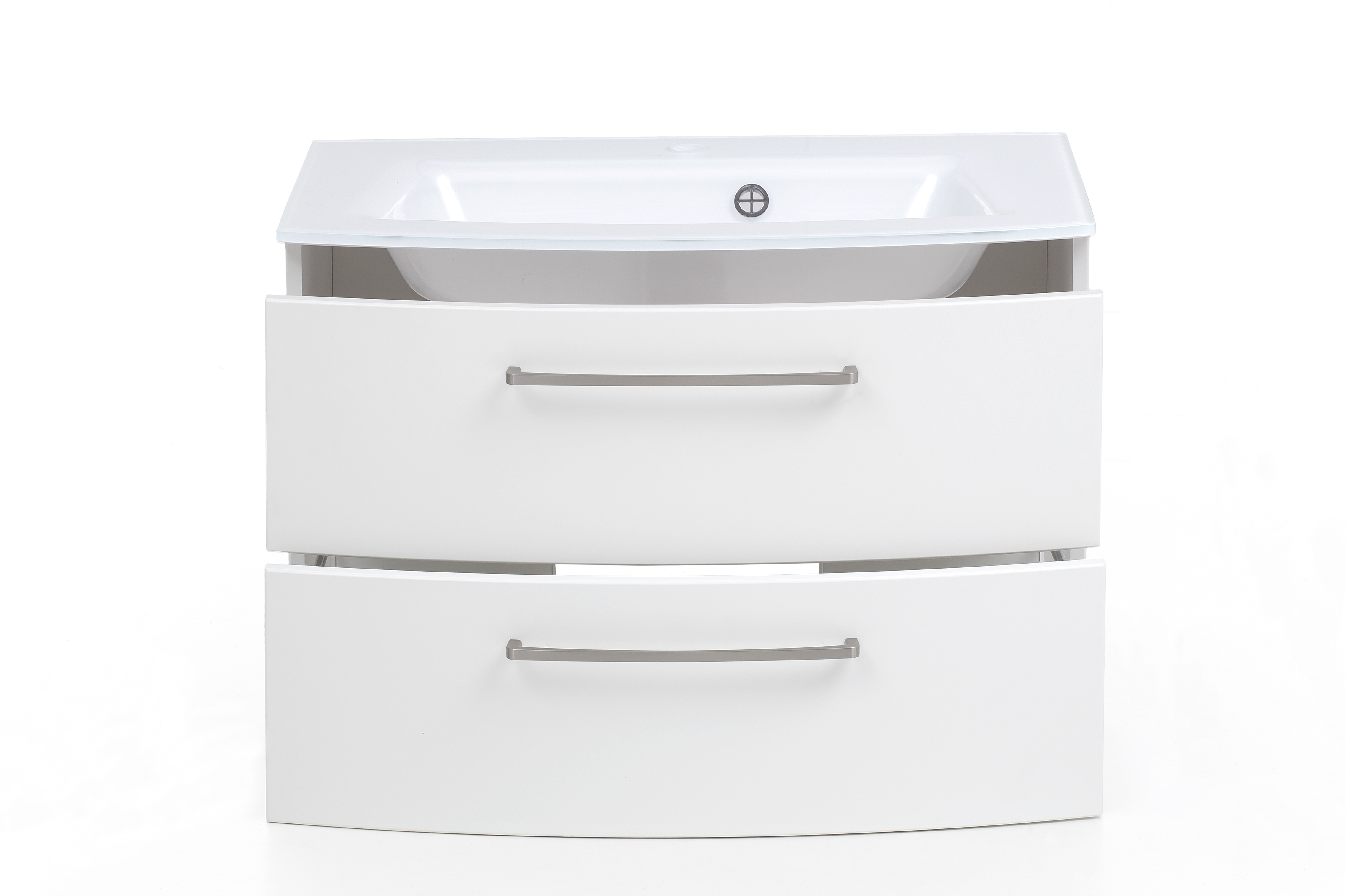 Meuble vasque Stivan 80cm avec vasque blanche - blanc - Image 8