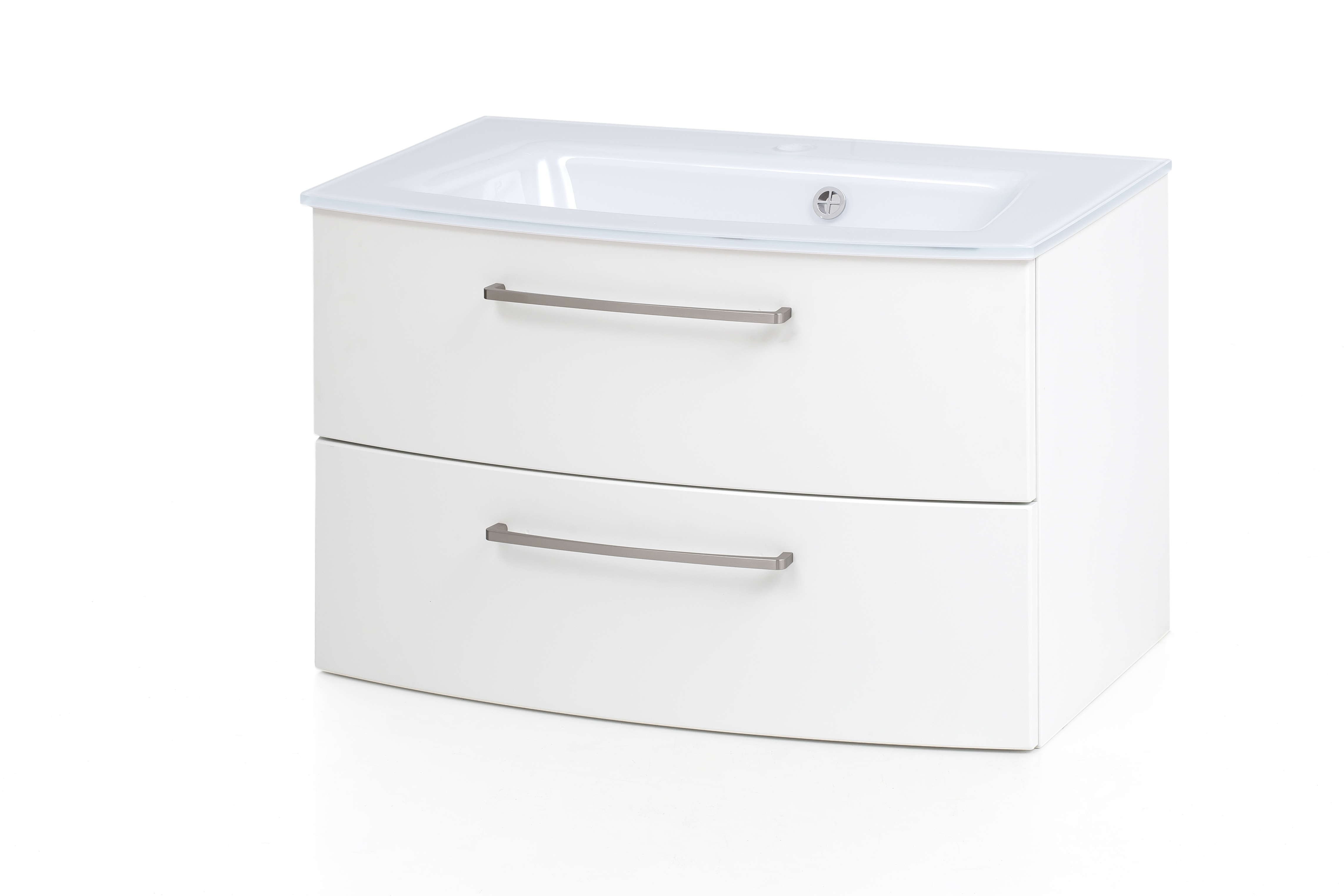 Meuble vasque Stivan 80cm avec vasque blanche - blanc - Image 9