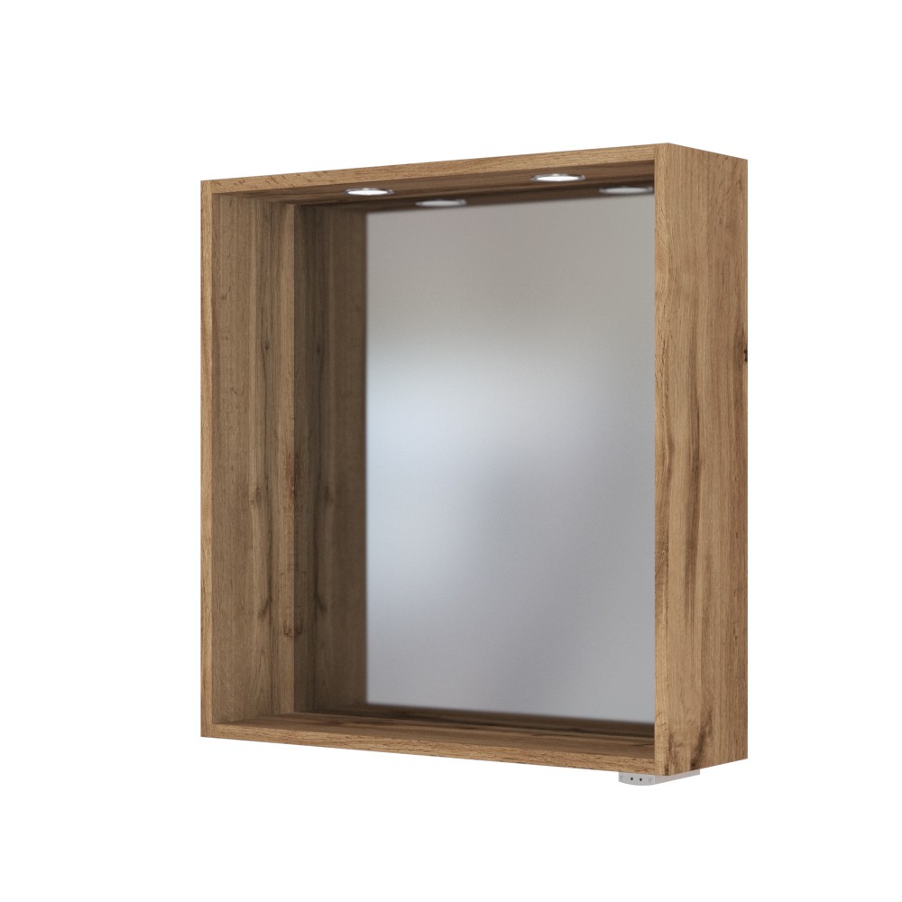 Miroir Dasa 60cm - chêne wotan