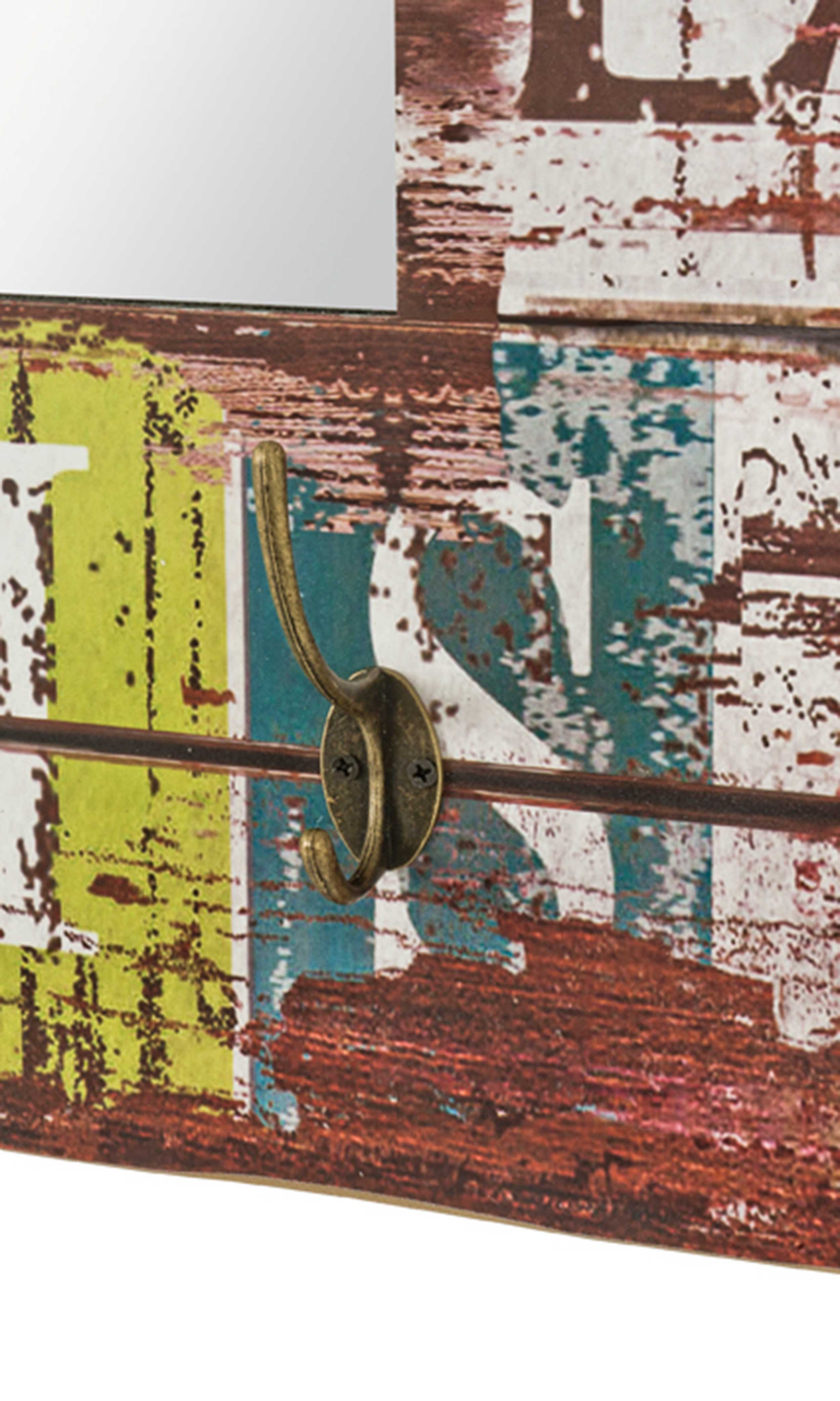 Miroir Emika avec crochets 80cm - multicolore - Image 3