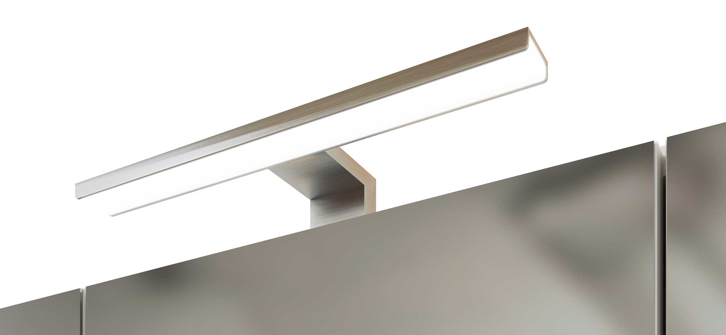 Miroir Hansen 60 cm avec éclairage - blanc - Image 4