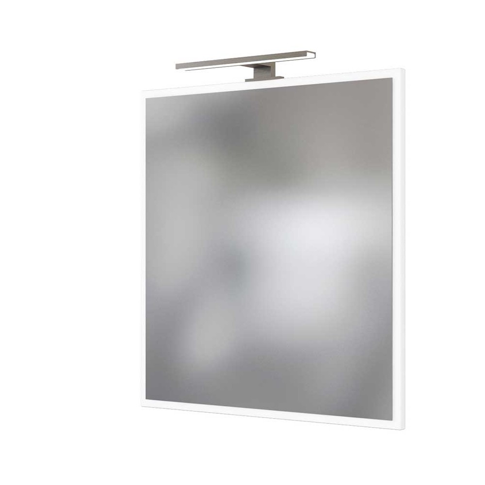 Miroir Hansen 60 cm avec éclairage - blanc - Image 7
