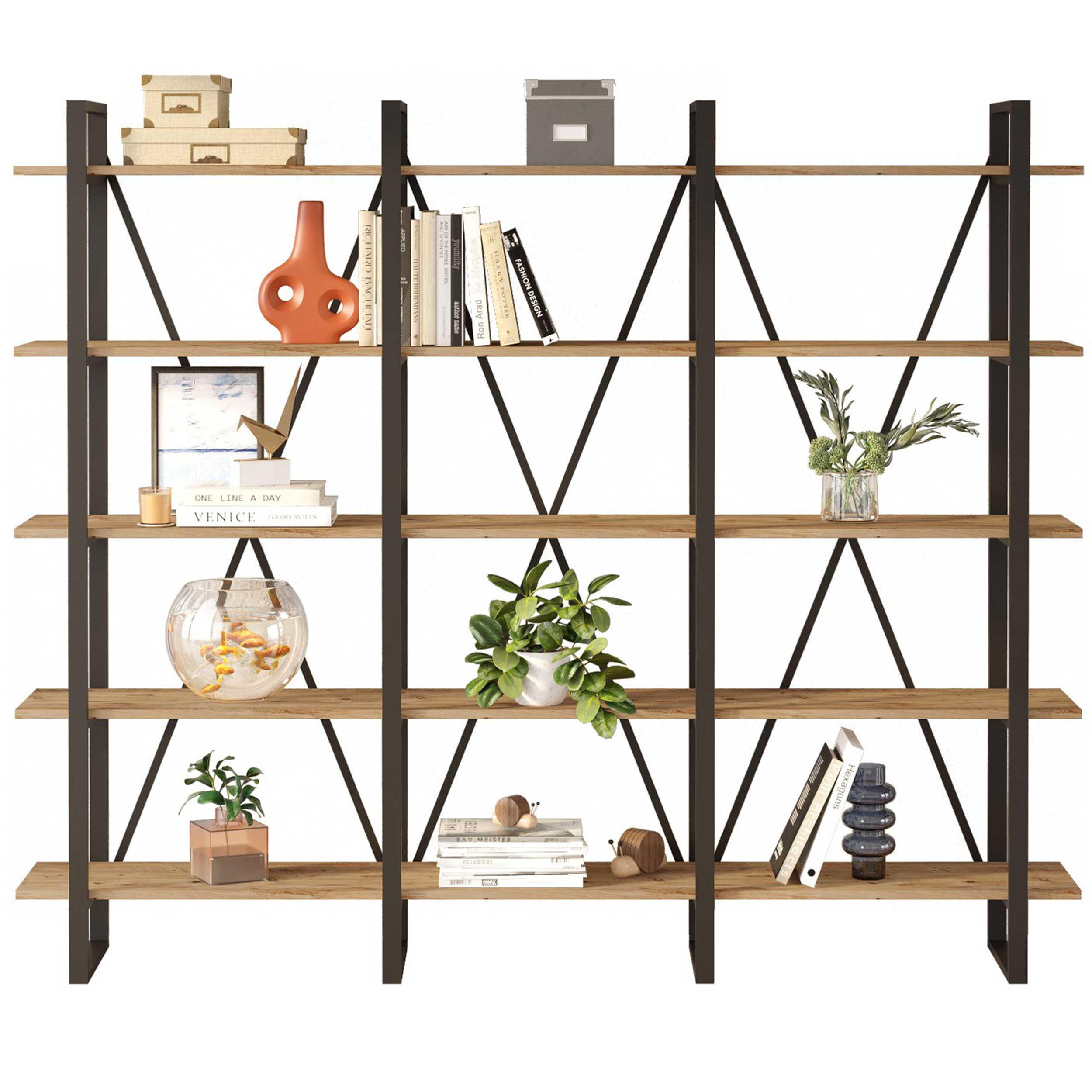 ML4 Bibliothèque | 100 % MÉLAMINE | Pin Atlantique - Image 6