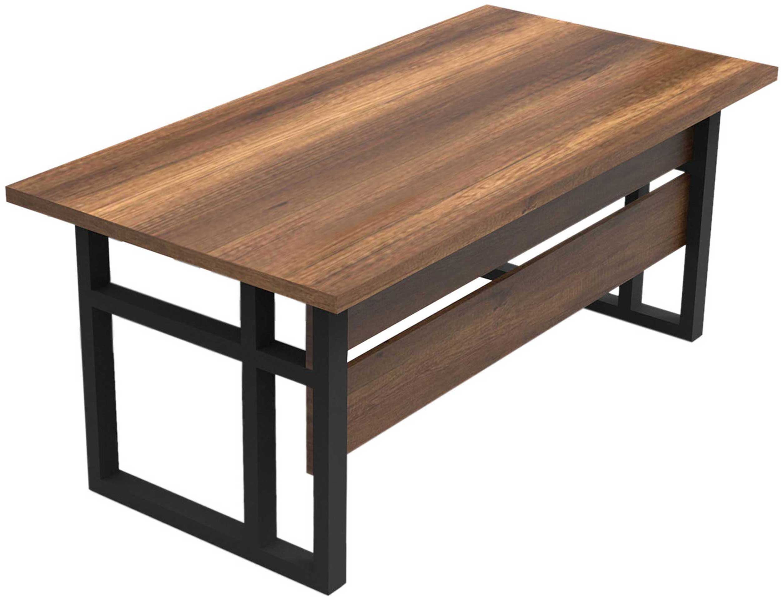 MN1 Bureau d'étude | 100 % MÉLAMINE | Noyer - Image 5