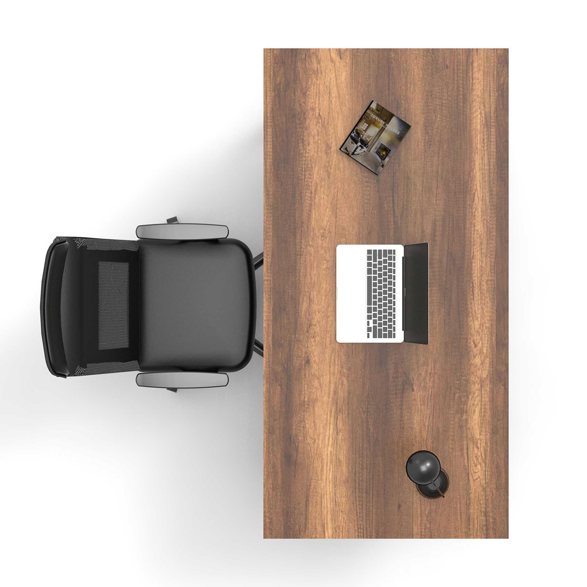 MN1 Bureau d'étude | 100 % MÉLAMINE | Noyer - Image 6