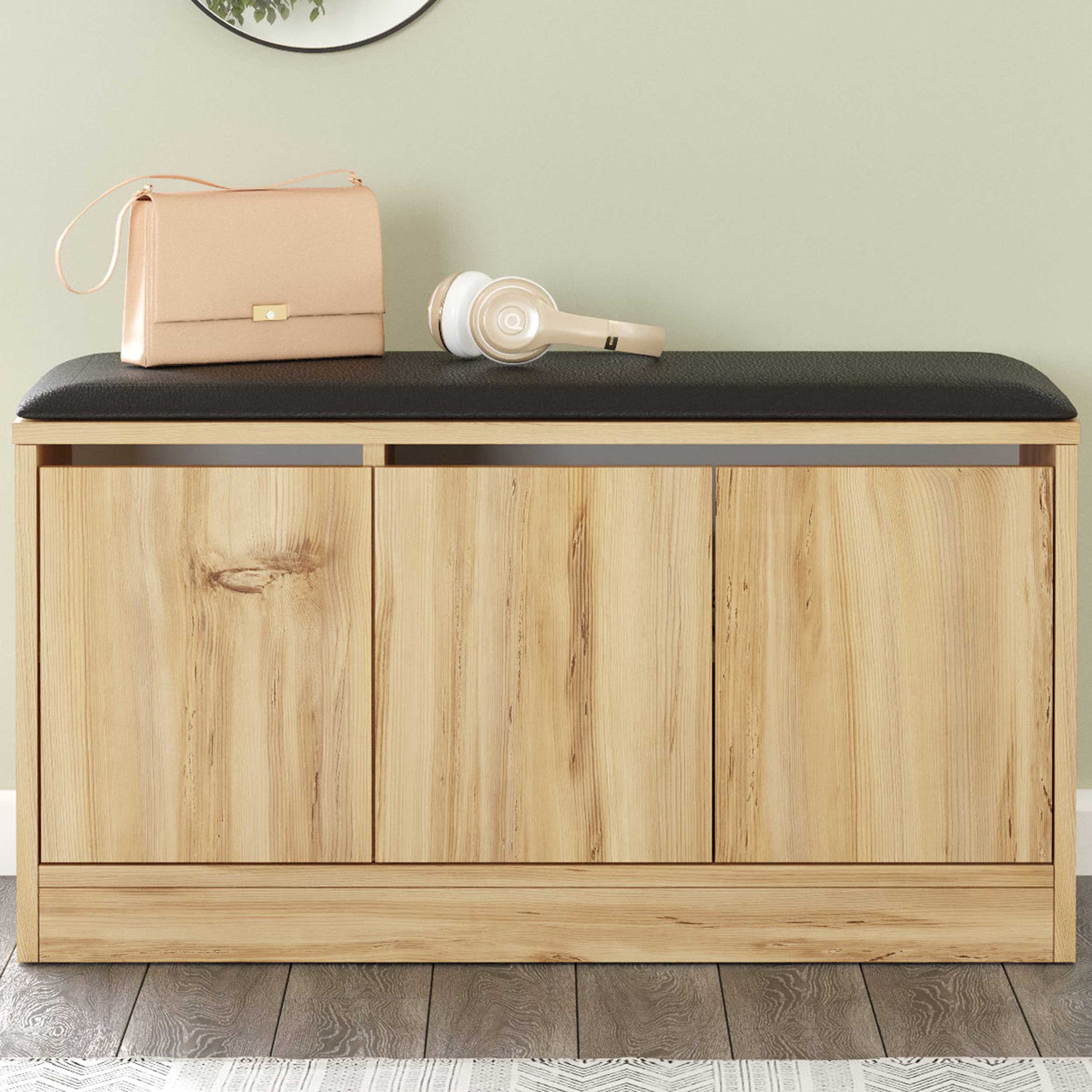 MR2 Meuble à chaussures | 100 % MÉLAMINE | Chêne