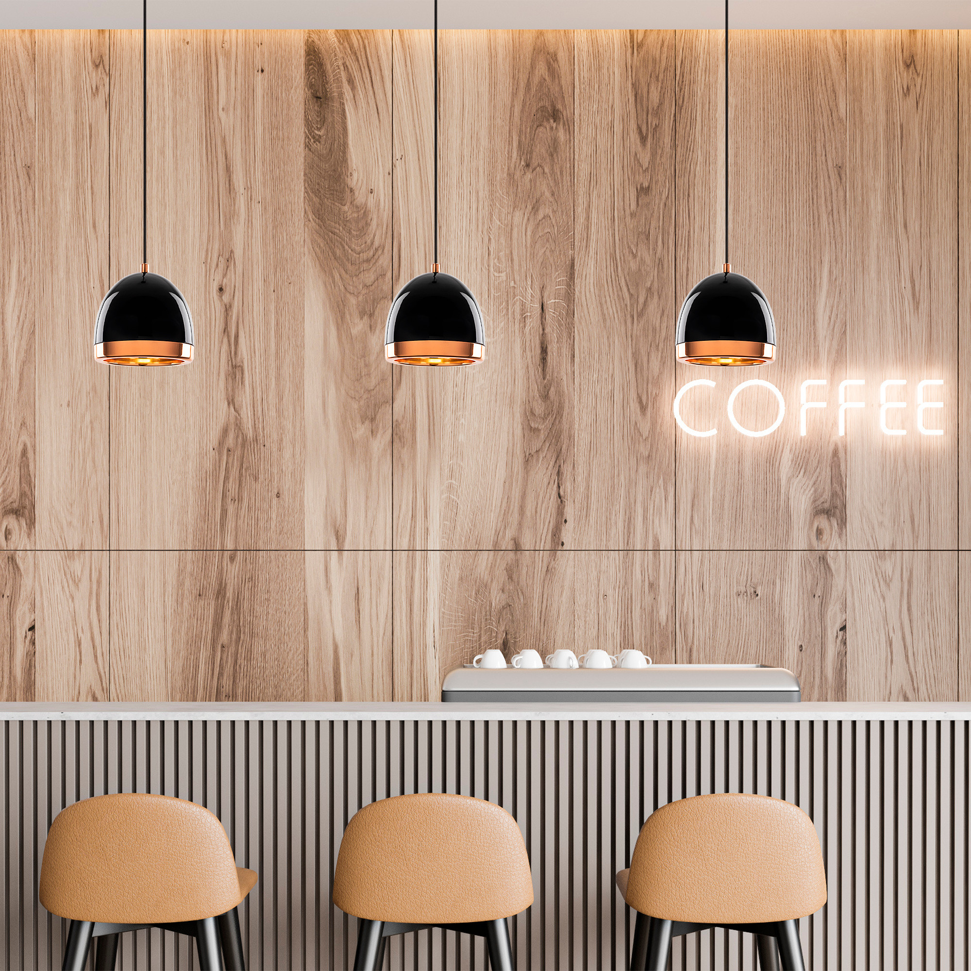 Mugo Lustre | CORPS EN MÉTAL | Noir, Or - Image 7