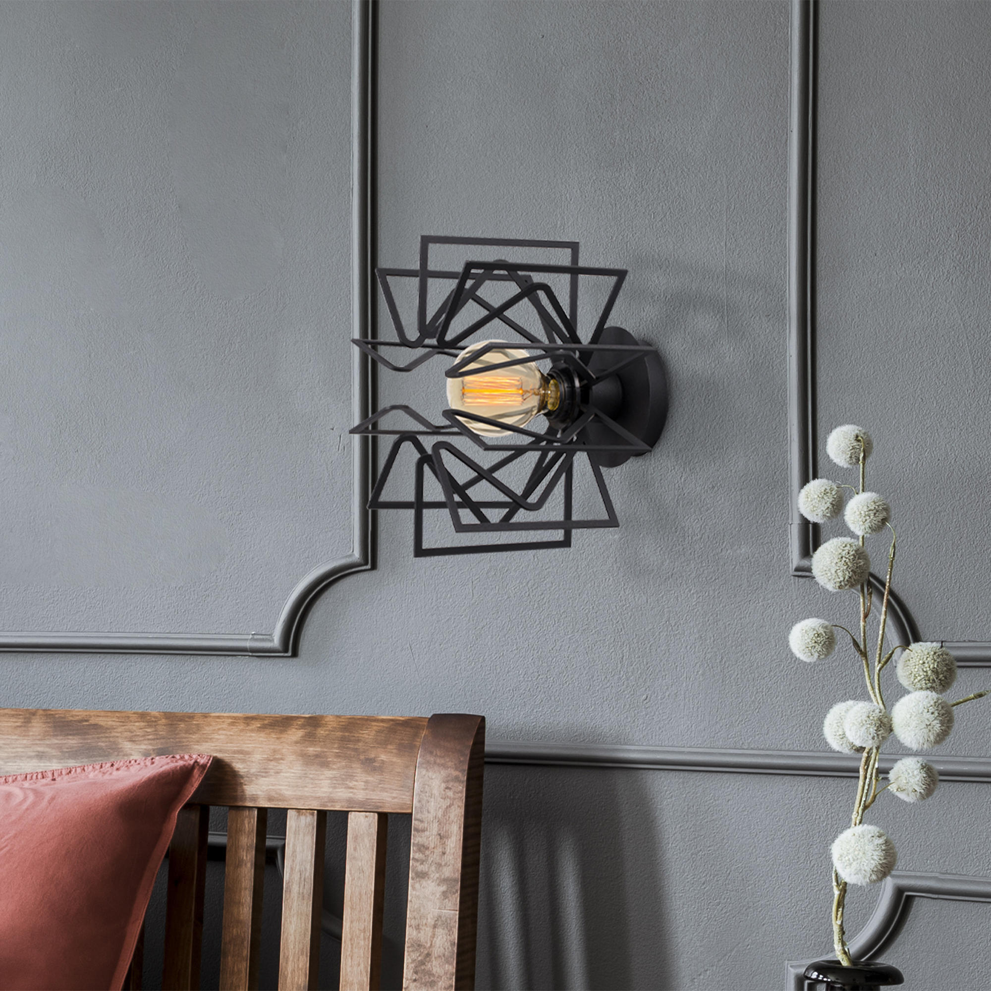 Nemrut Applique | CORPS EN MÉTAL | Noir