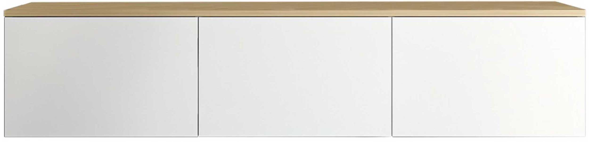 Neon Meuble TV | 100 % MÉLAMINE | Blanc, Chêne - Image 4