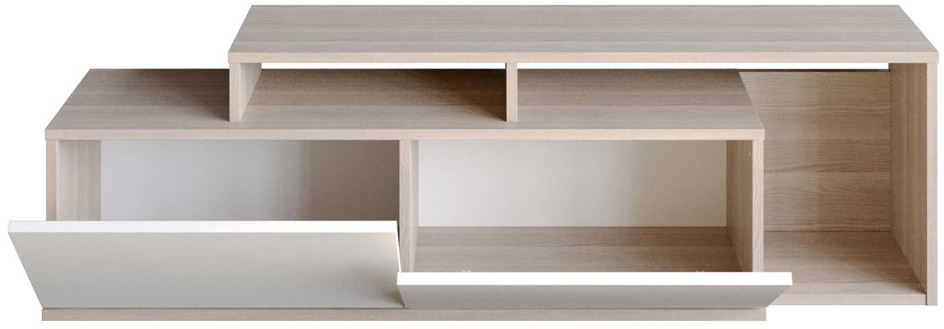 Nexera Meuble TV | 100 % MÉLAMINE | Cordoba, Blanc - Image 4