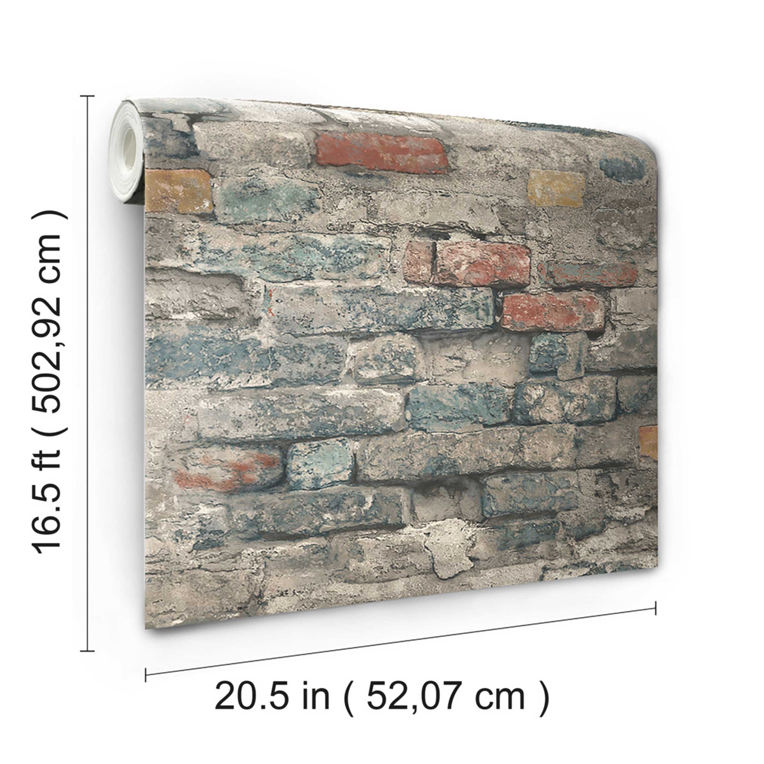 Papier peint adhésif Brick Alley - Image 2