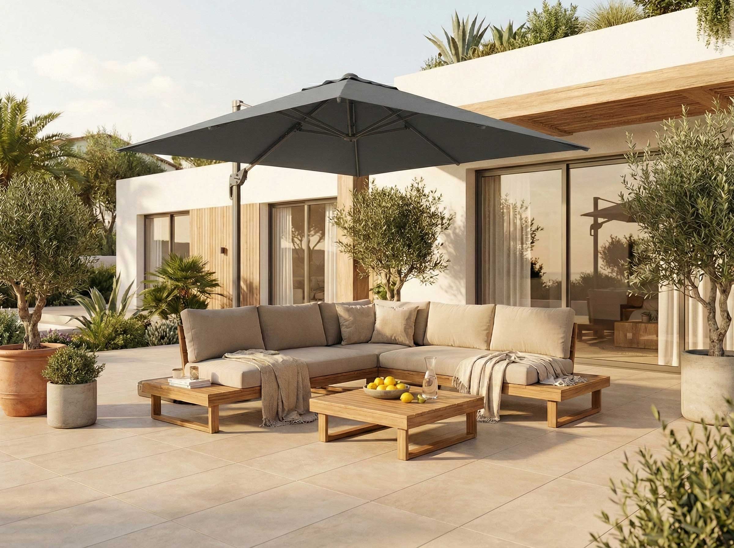 Parasol Cleveland 300x300 - gris - Image 3