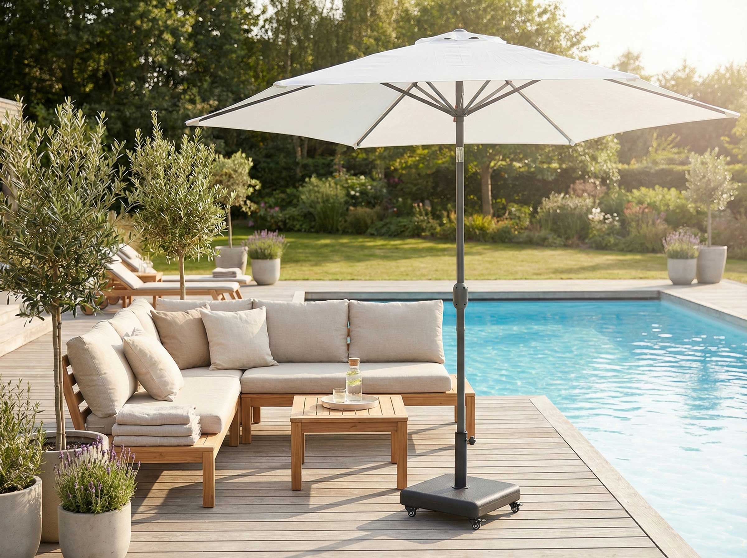 Parasol Norman ø300 - blanc - Image 3