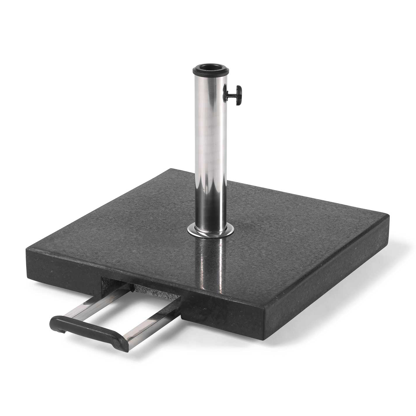 Pied de parasol avec système trolley - 40 kg