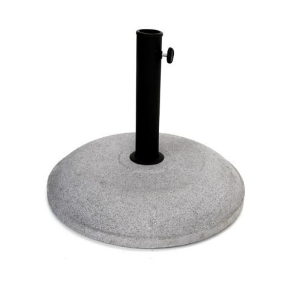 Pied parasol rond - ciment