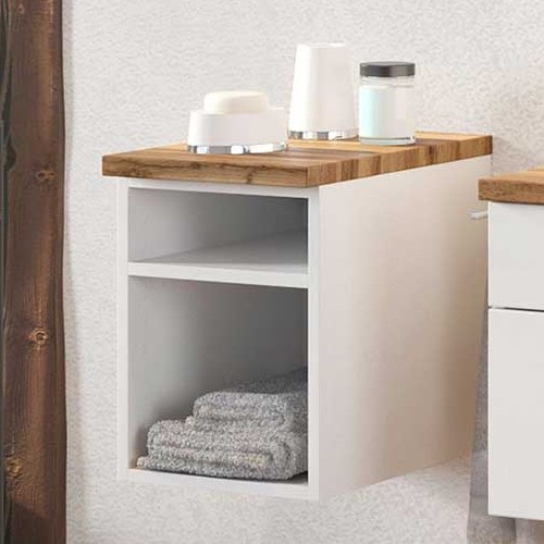 Placard mural Dasa 30cm avec 1 étagère - blanc