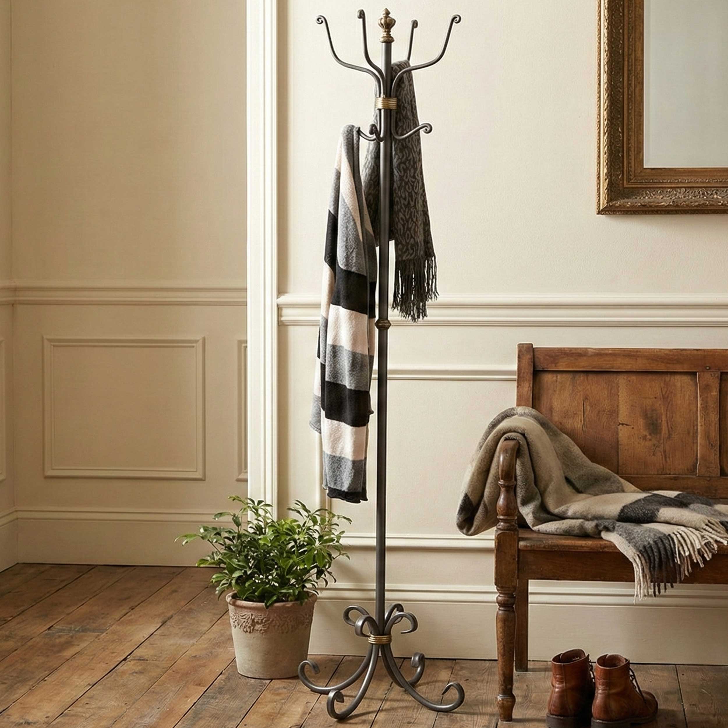 Portemanteau Fauve métal - anthracite