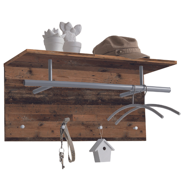 Portemanteau Spot - bois vieilli
