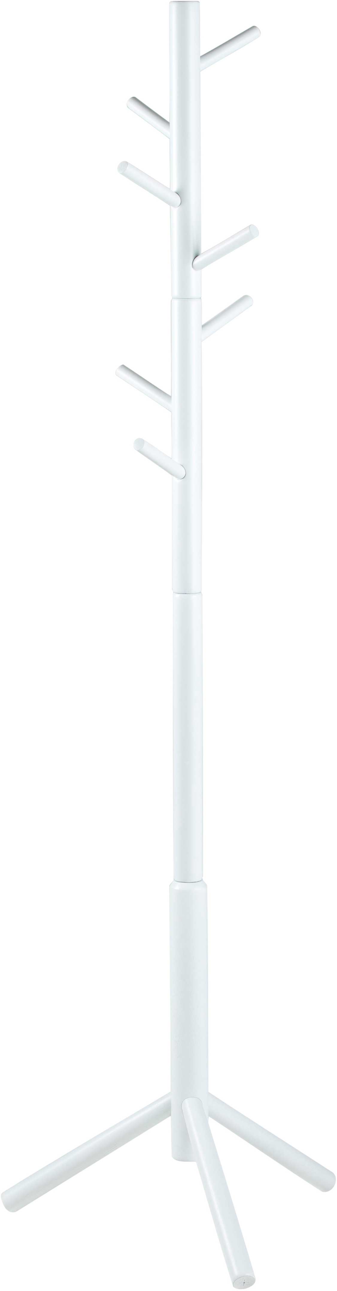 Portemanteau sur pied Hannover - bois lacqué blanc - Image 11