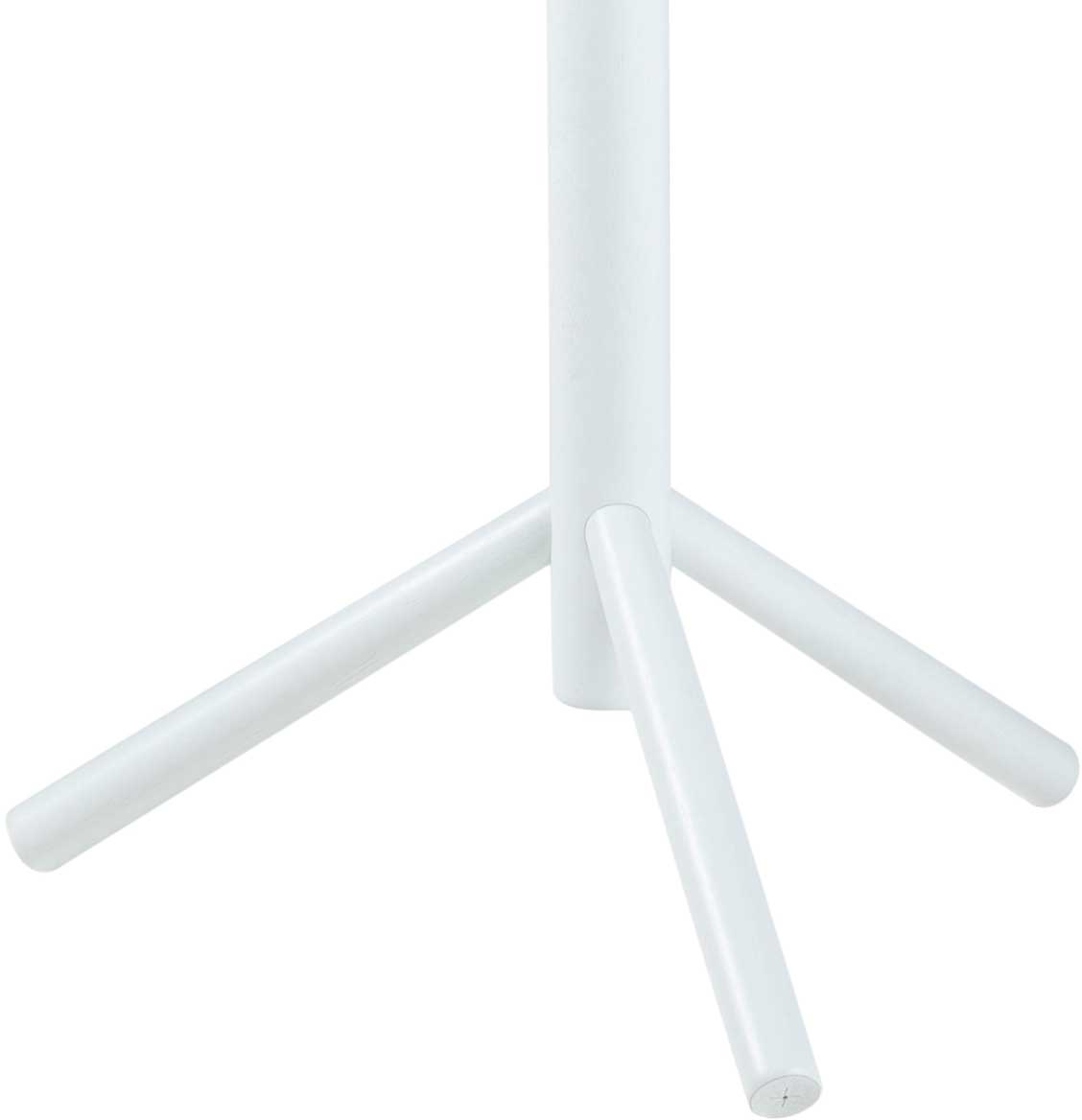 Portemanteau sur pied Hannover - bois lacqué blanc - Image 5