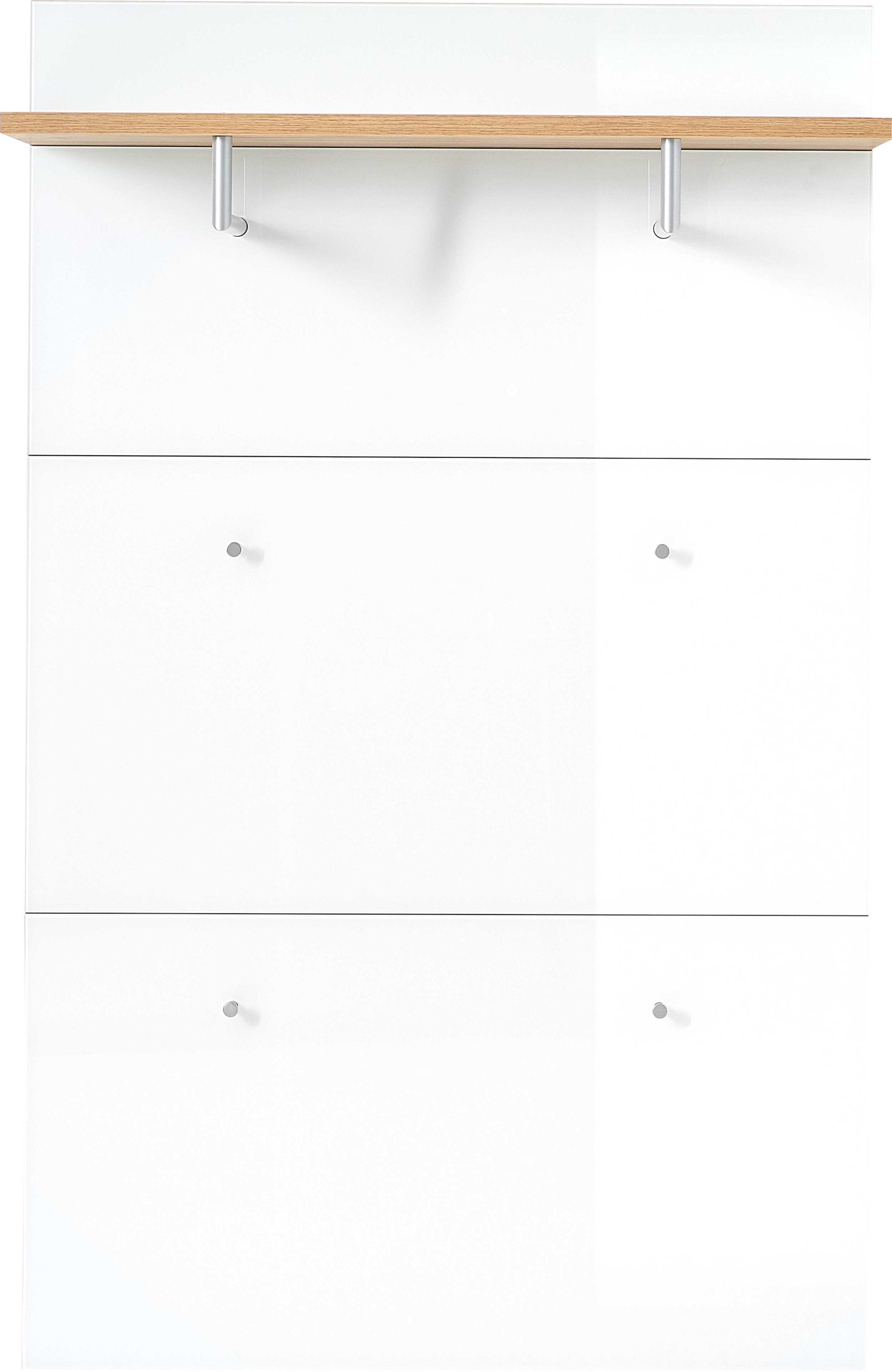 Portemanteau Tille H144 x L89cm - blanc/chêne - Image 6