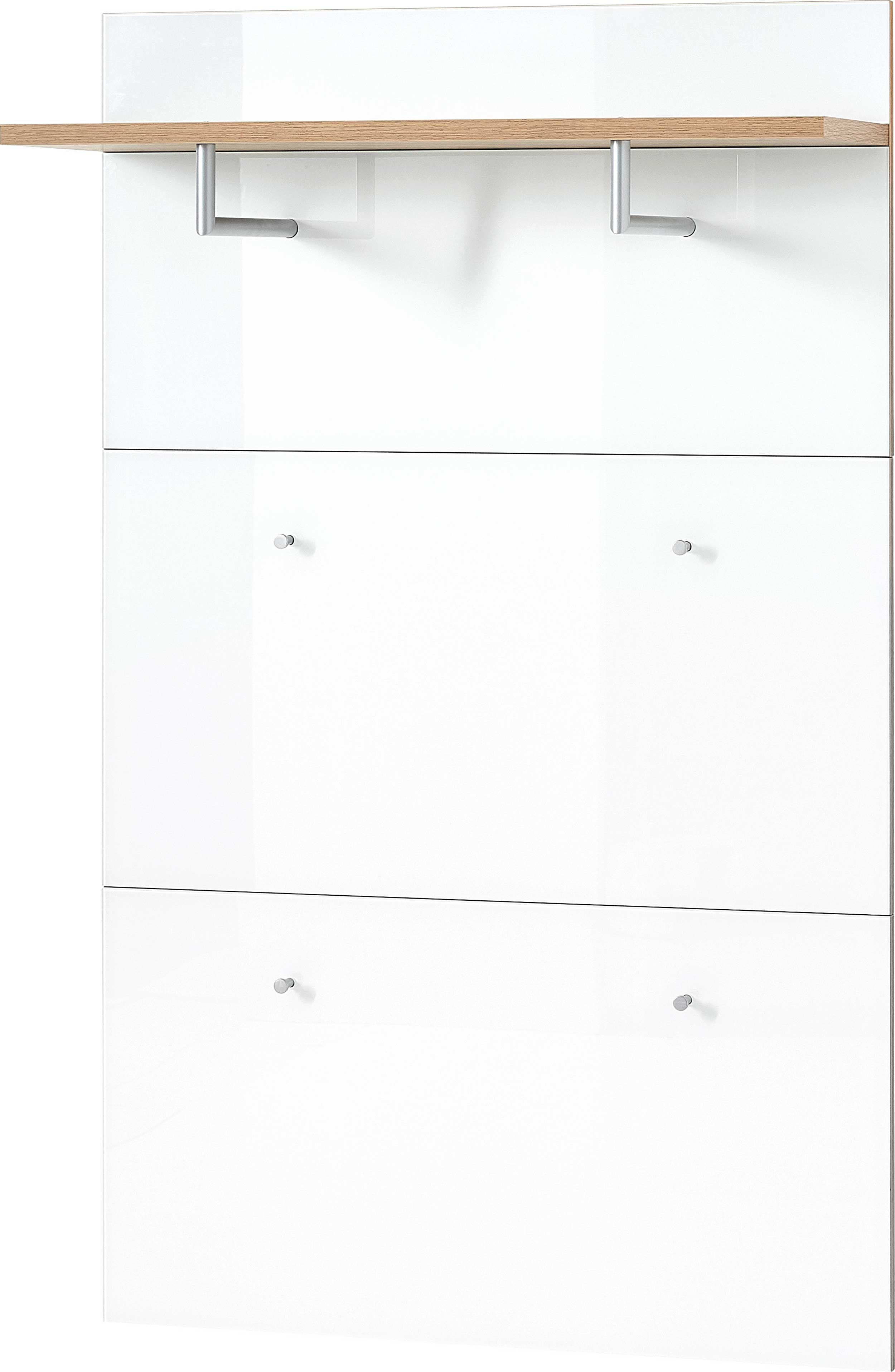 Portemanteau Tille H144 x L89cm - blanc/chêne - Image 7