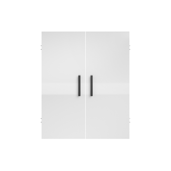 Portes d'armoire Hobby-blanc brillant - Image 2