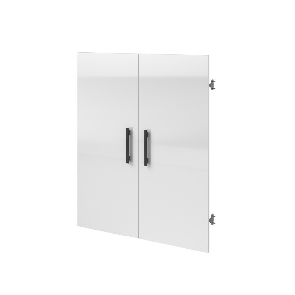 Portes d'armoire Hobby-blanc brillant - Image 4