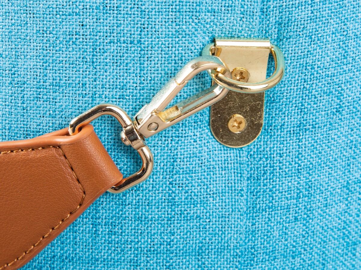 Pouf Dilia avec rangement - bleu - Image 5