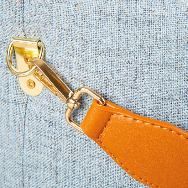 Pouf Dilia avec rangement - gris - Image 4