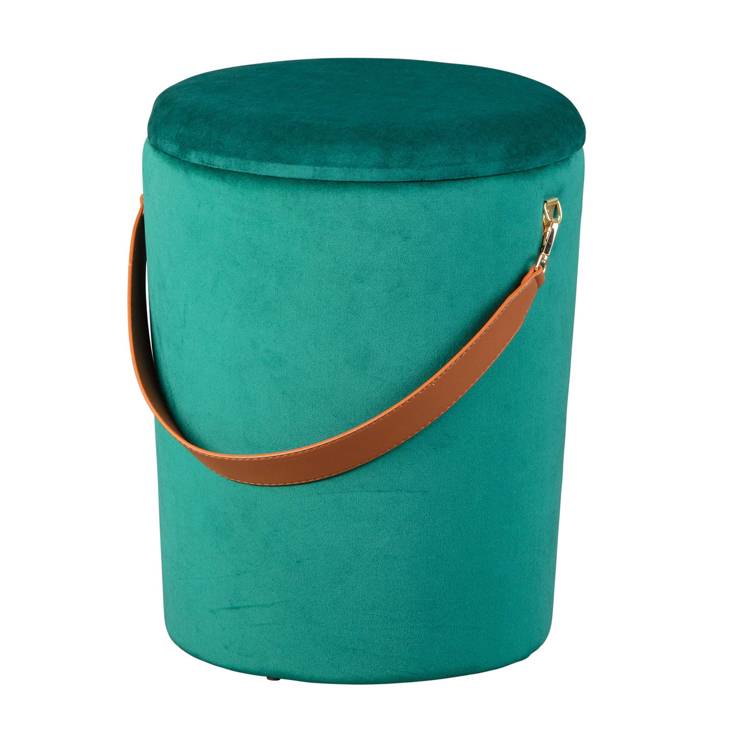 Pouf Papua avec couvercle - vert - Image 9