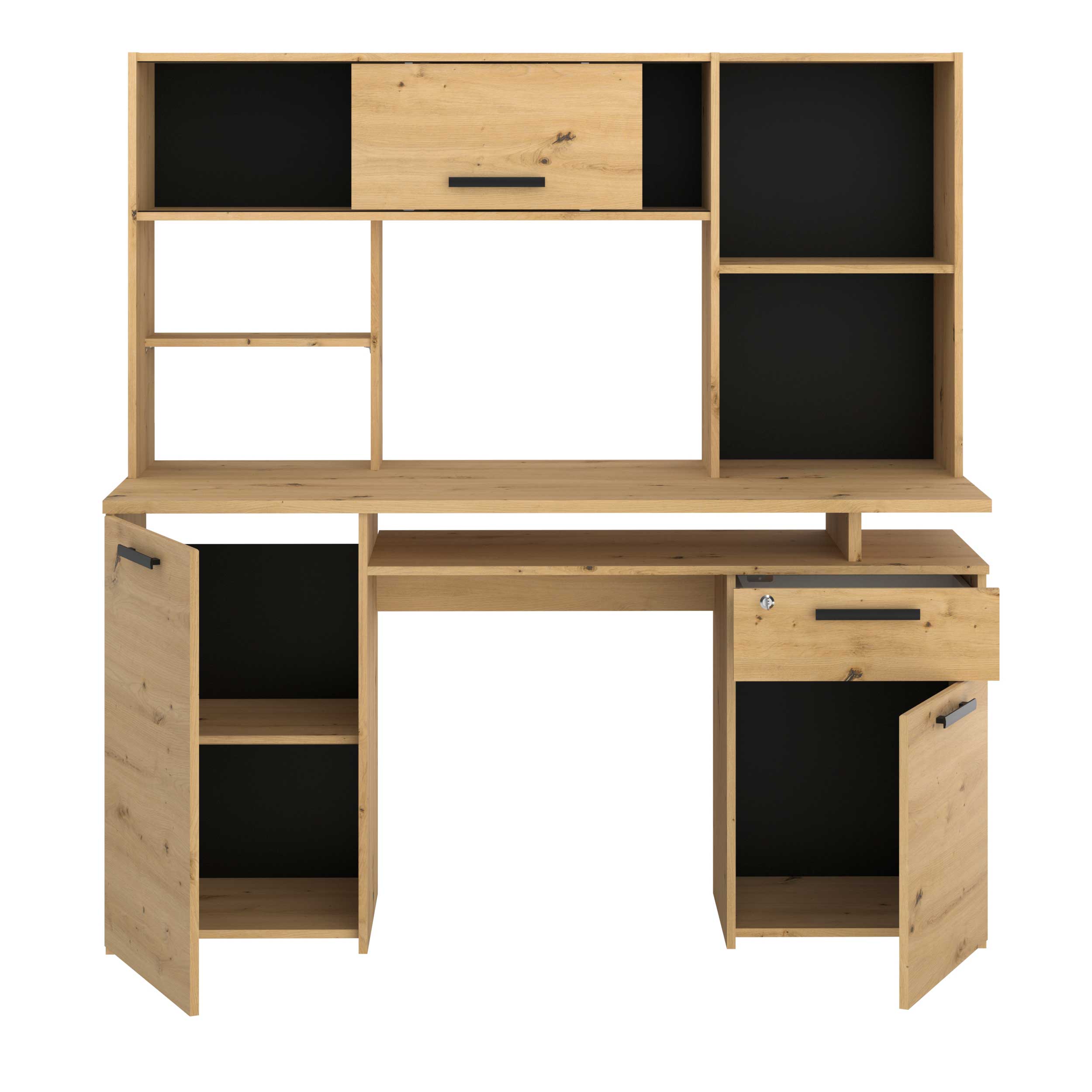 Réhausse bureau Ministre - chêne - Image 2