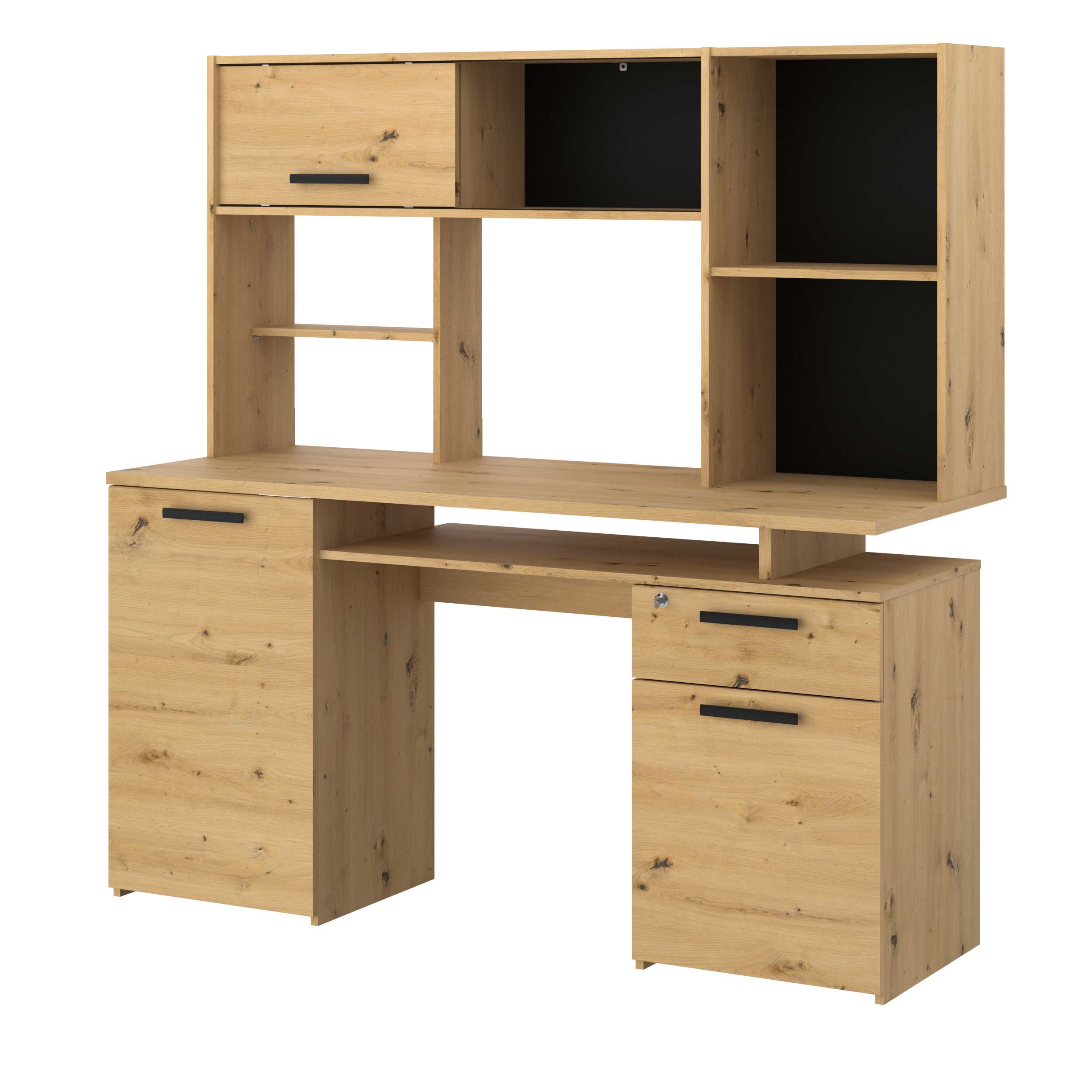 Réhausse bureau Ministre - chêne - Image 5