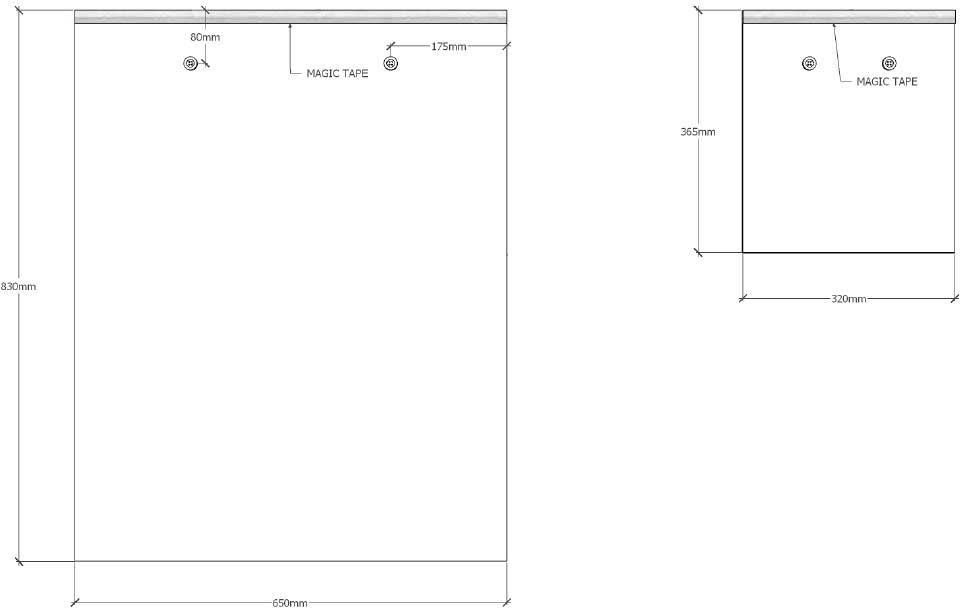 Rideaux pour lit mi-hauteur Noah - Image 2