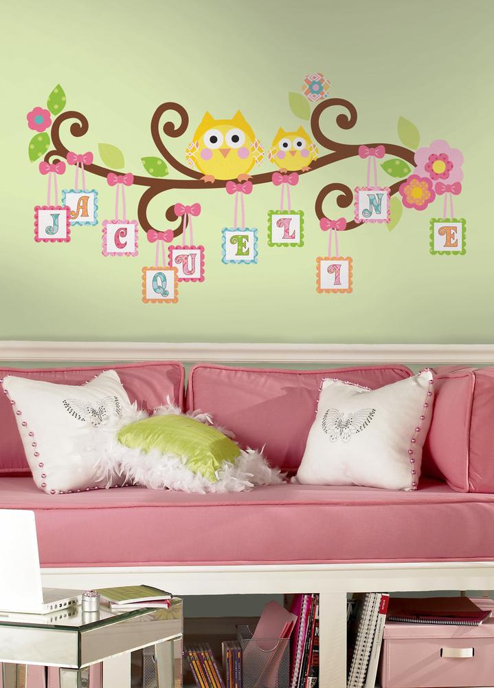 RoomMates stickers muraux - Branche avec lettres