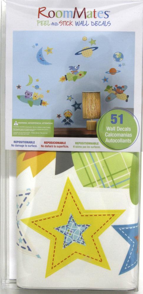 RoomMates stickers muraux - Fusée avec chien et amis - Image 3