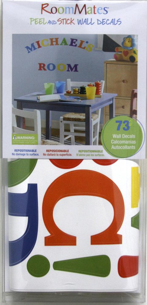 RoomMates stickers muraux - Lettres colorées - Image 3