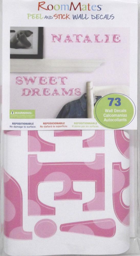 RoomMates stickers muraux - Lettres roses - Image 3