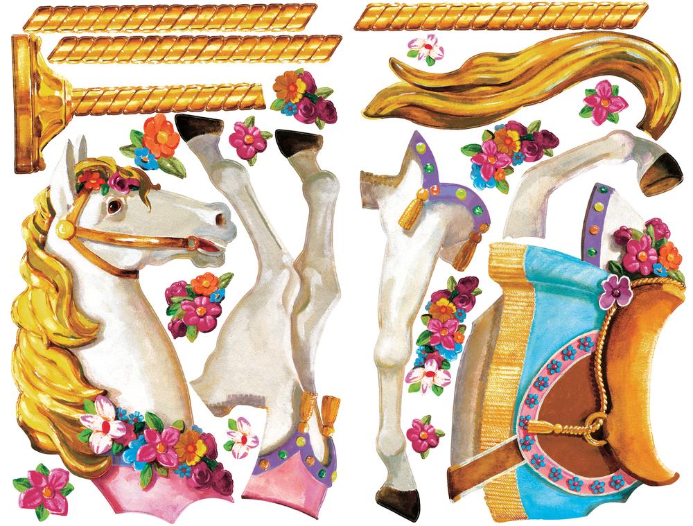 RoomMates stickers muraux - Manège - Image 4