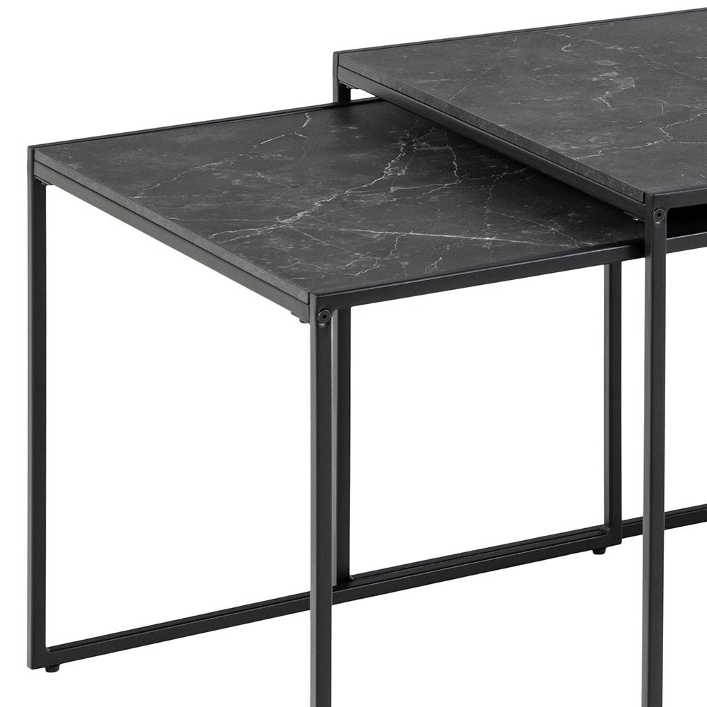 Set de 3 tables basses Infinity - noir - Image 3