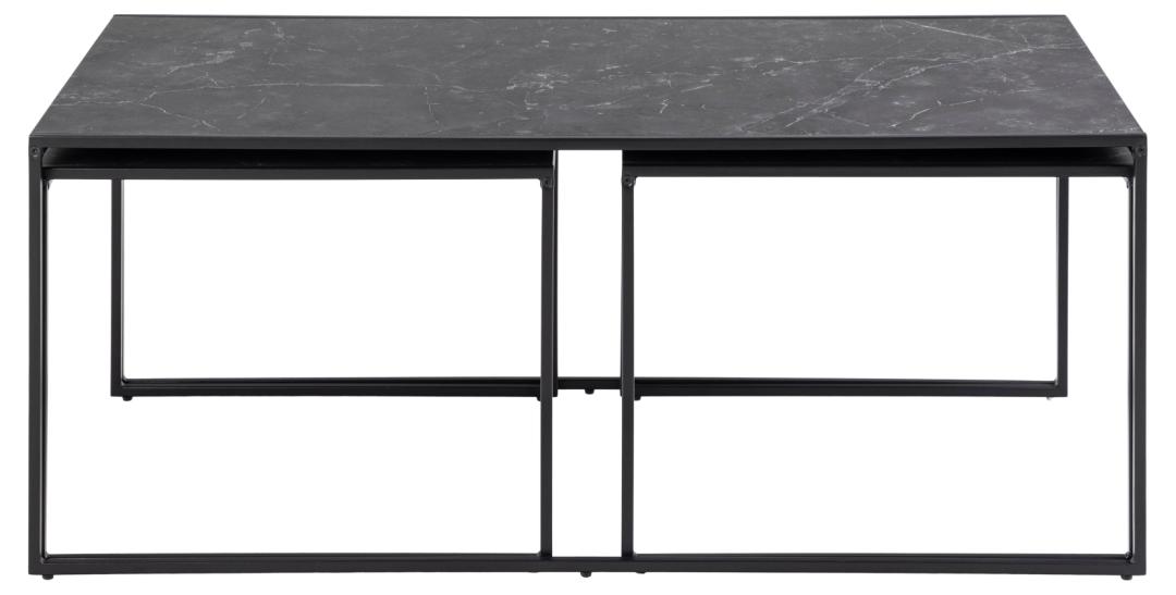 Set de 3 tables basses Infinity - noir - Image 6