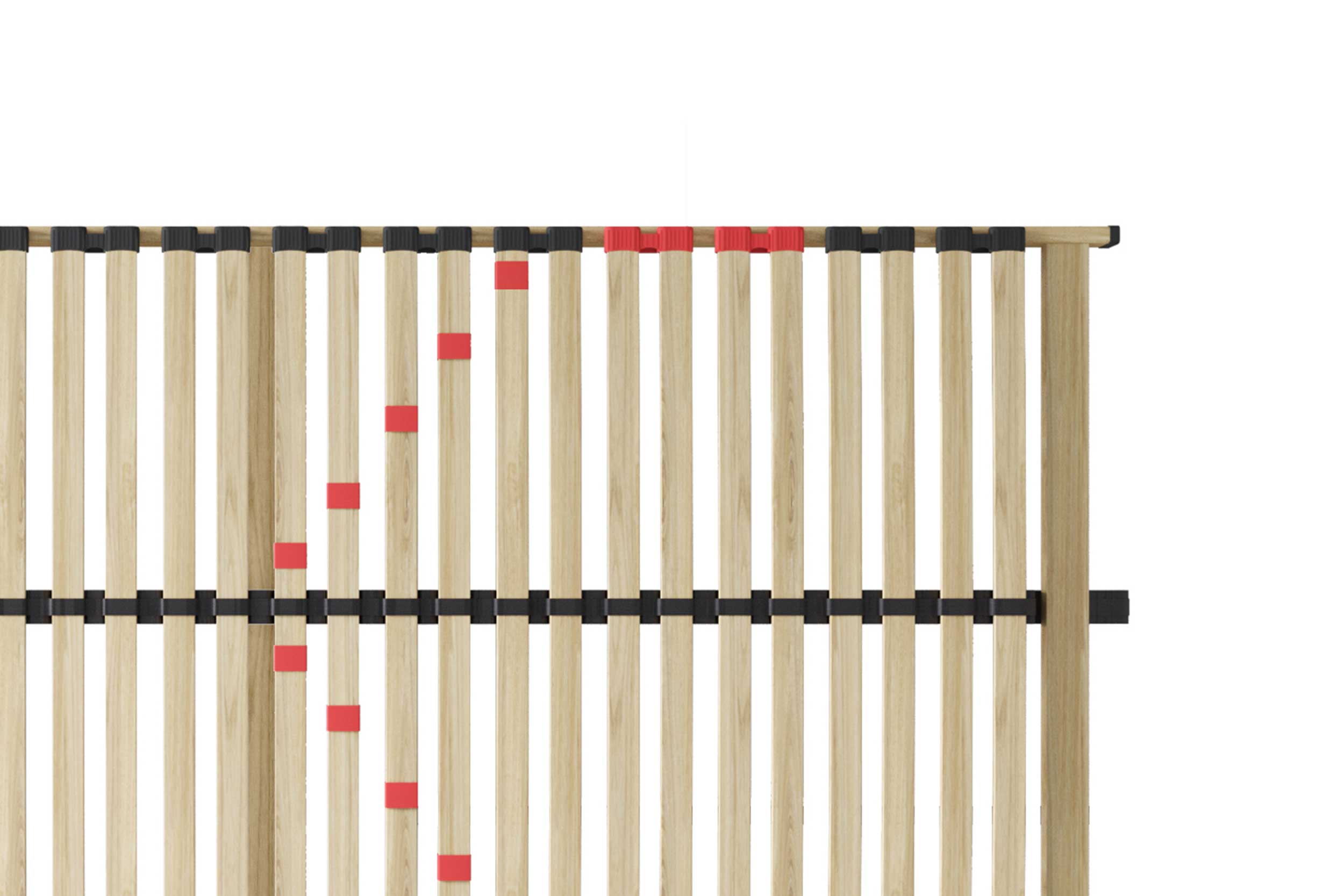 Sommier à lattes fixe Zittaro 26 lattes - 70x190 - Image 5