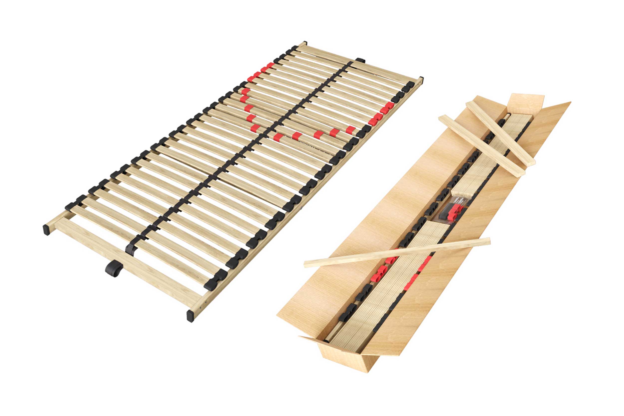 Sommier à lattes fixe Zittaro 26 lattes - 70x190 - Image 7