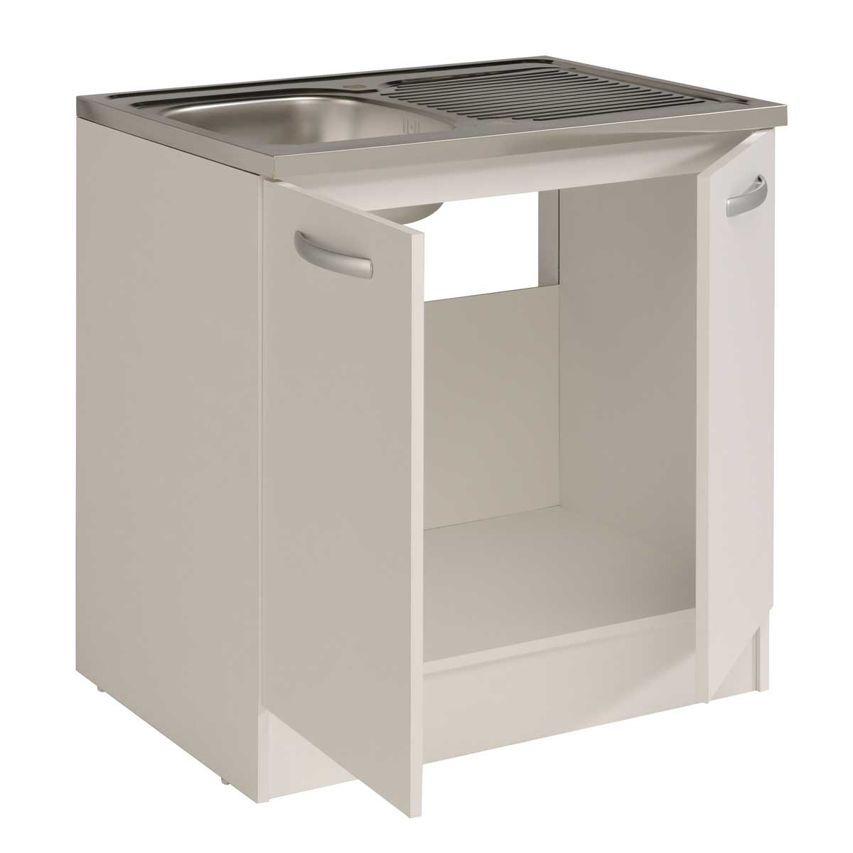 Sous-évier Sprint 80 cm - blanc - Image 2