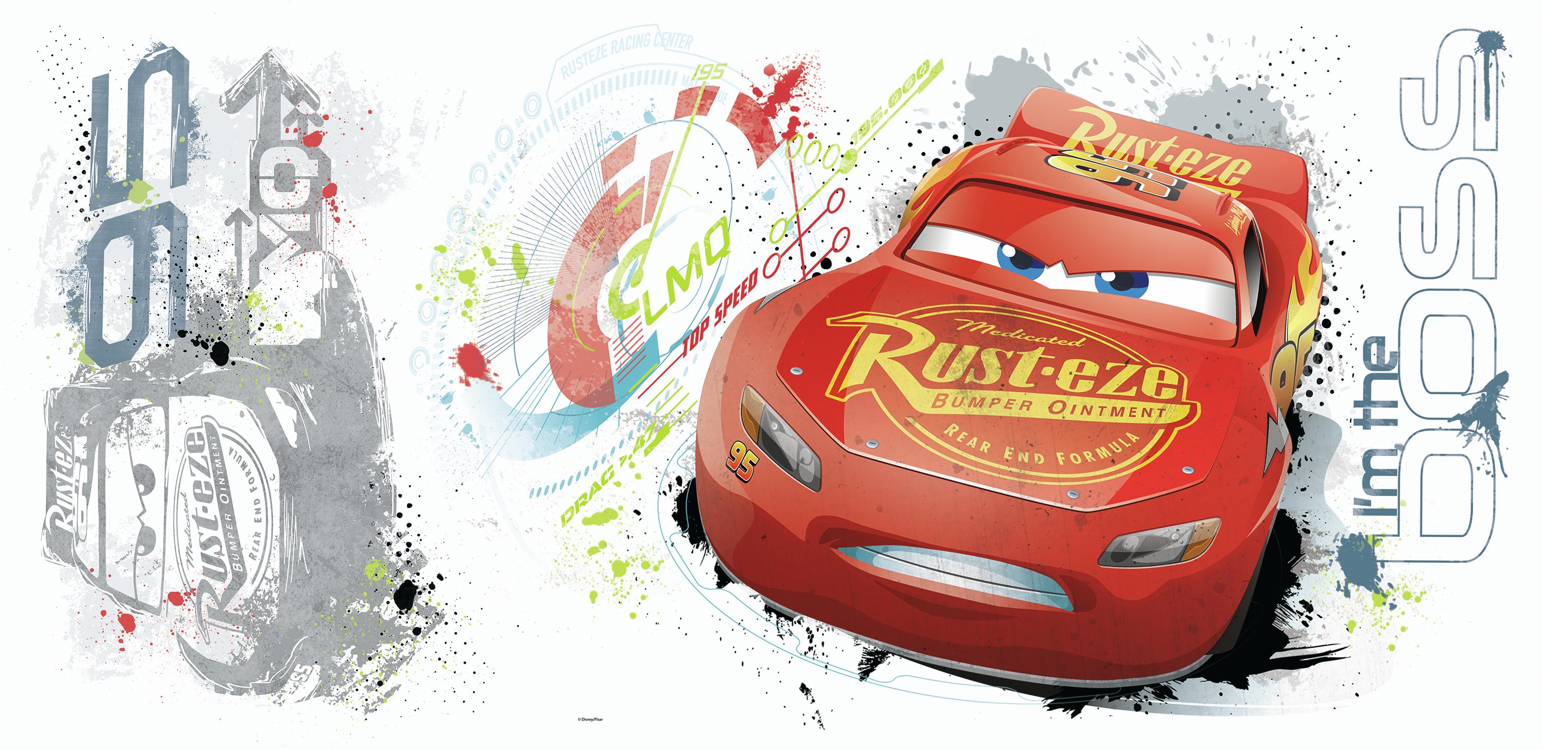 Sticker mural Cars 3 Flash McQueen - Image 3