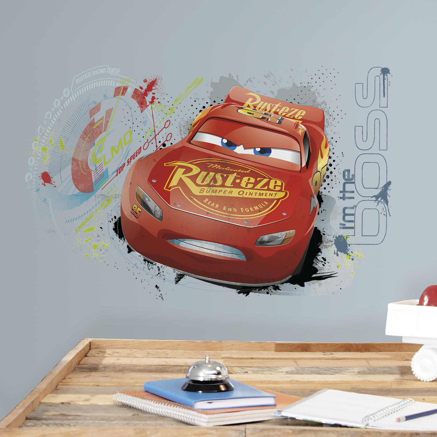 Sticker mural Cars 3 Flash McQueen