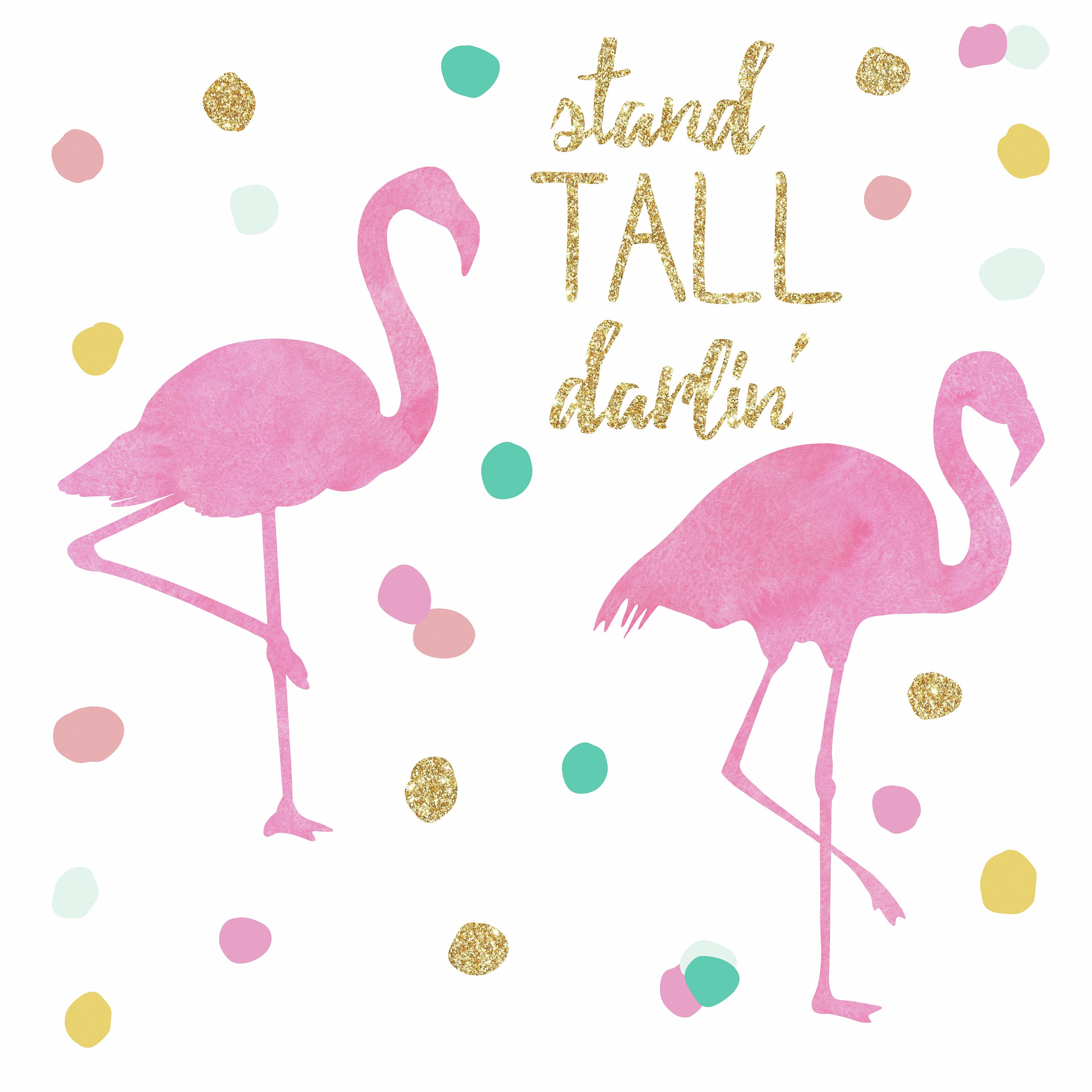 Sticker mural Flamingo Stand Tall - Image 3