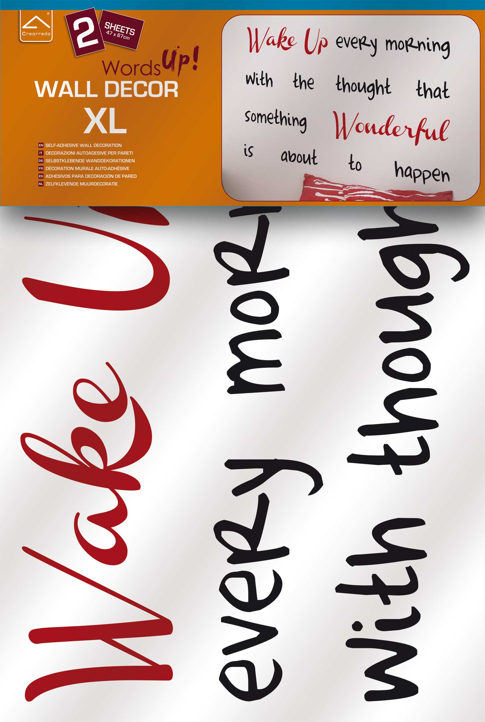 Sticker mural Wake Up - Image 2