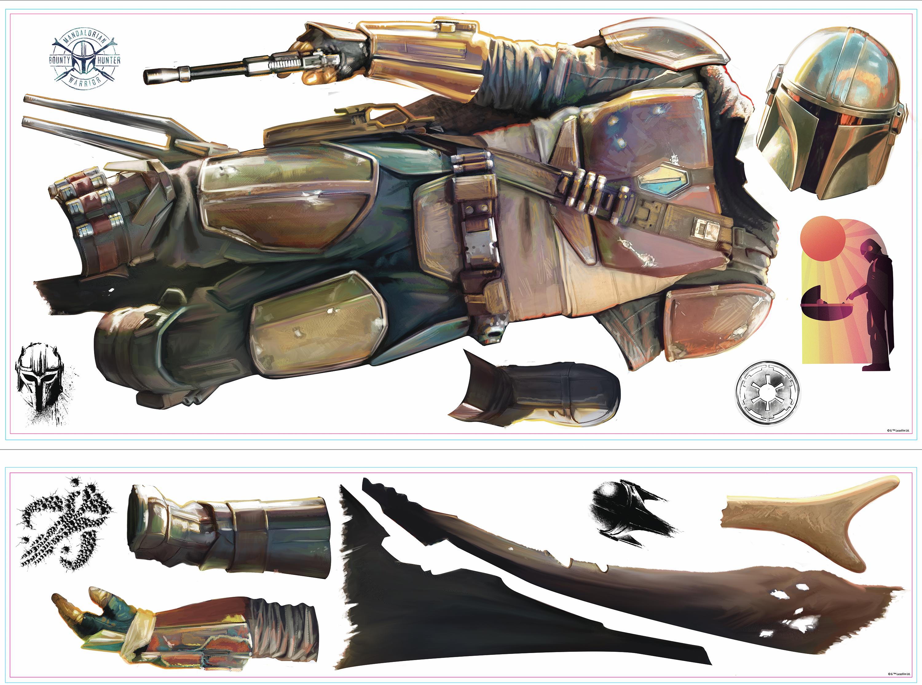 Sticker mural XL The Mandalorian - Image 3